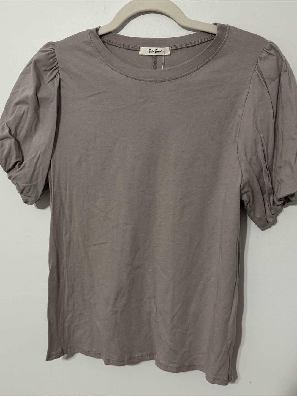 NWOT Puff Sleeve Shirt in the Color Lightly Lavender